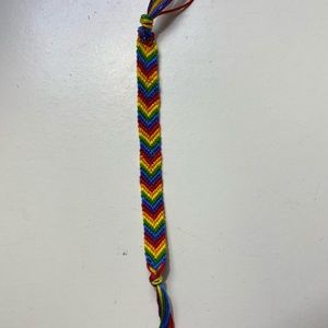 Handmade Rainbow Pride LGBTQ Bracelet